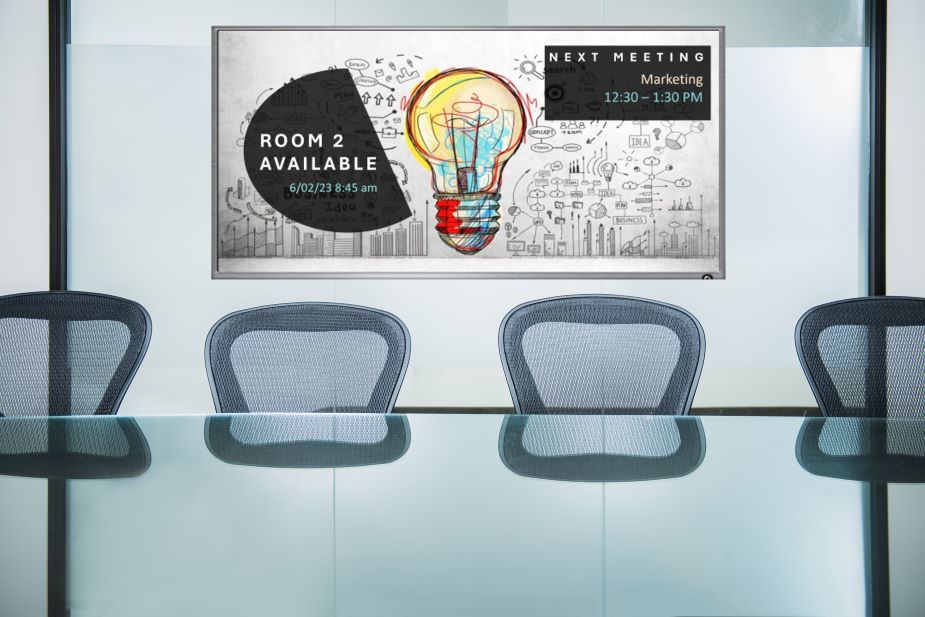 Screen Media Custom Content Example Meeting Room